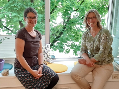 Das Brennessel-Team in Biberach: Sandra Dengler, Heike Wiest v.l.n.r.)